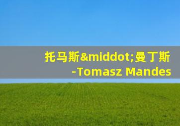 托马斯·曼丁斯-Tomasz Mandes